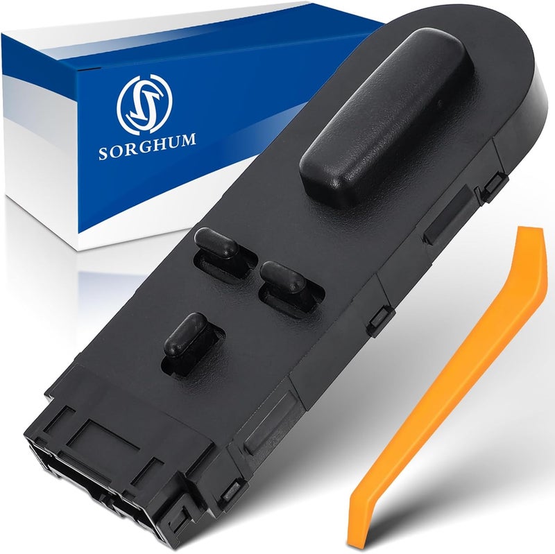 Sorghum Power Seat Switch - Driver Side Adjustment Switch Control LH/RH Compatible with 1997 1998 1999 2000 2001 2002 2003 2004 Chevrolet C5 Corvette 14 Pins Replace# 12135158 - Image 1
